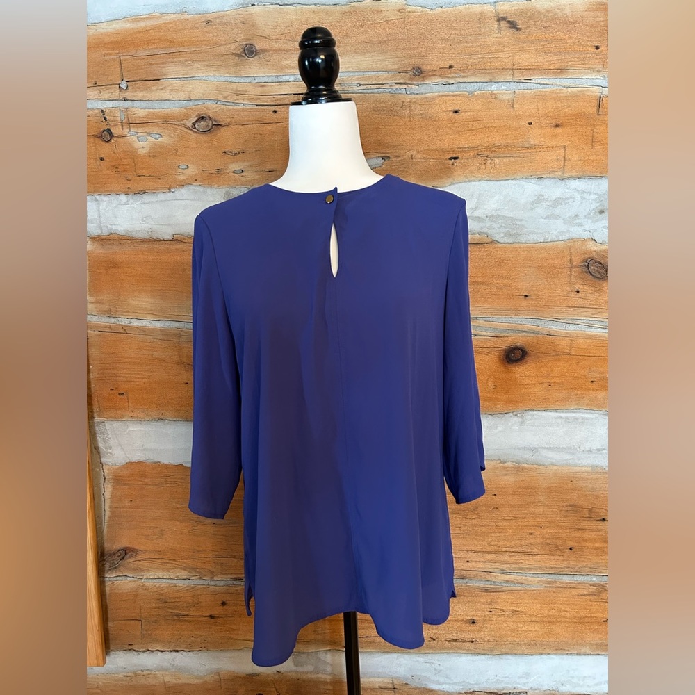 Periwinkle 3/4 Length Sleeve Blouse